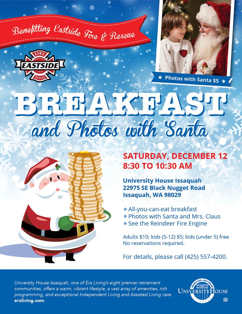 Breakfast And Photos With Santa
